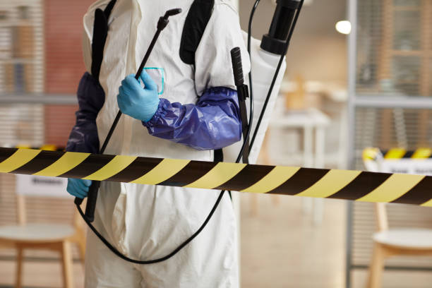 Professional Blood Cleanup technician working in Parker, TX
